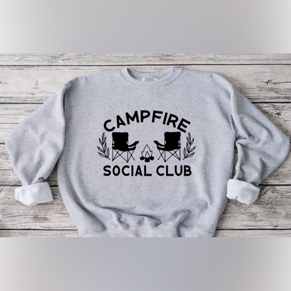 Gildan Tops - Campfire Social Club Crewneck